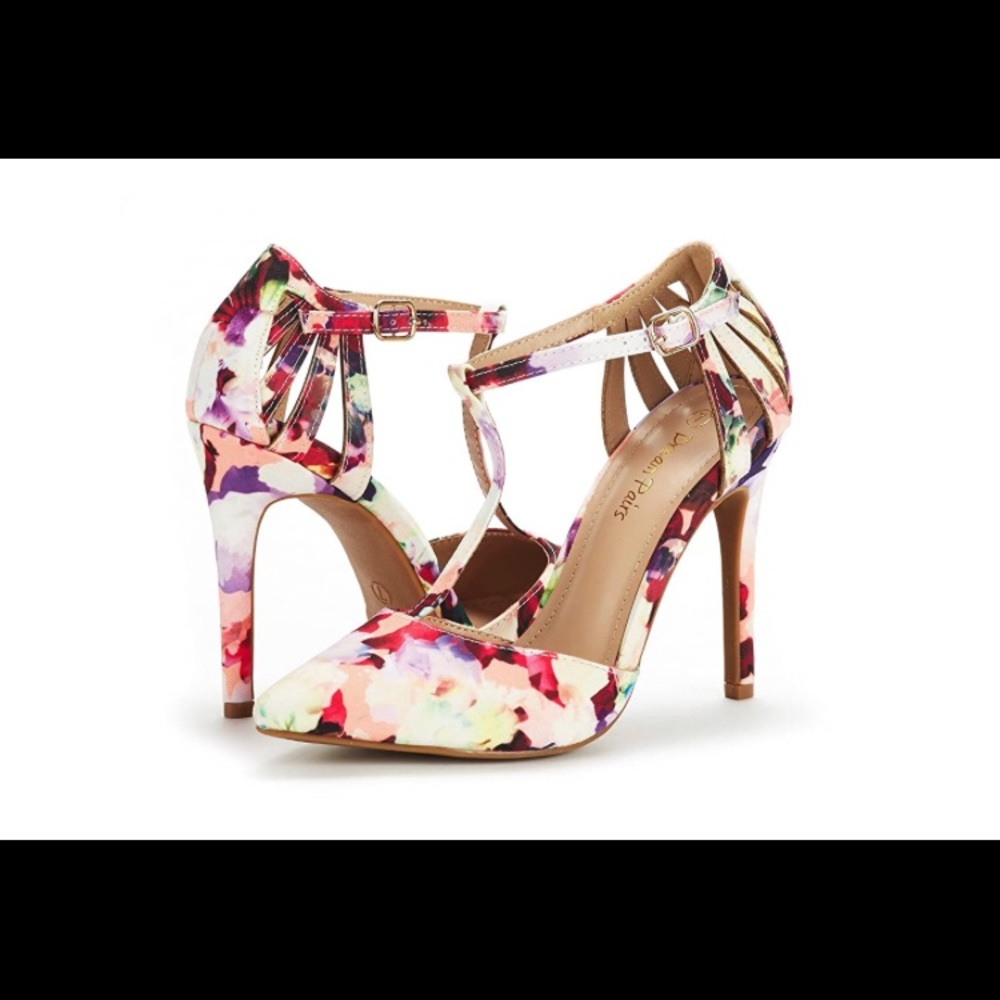 Strappy Colorful Heels